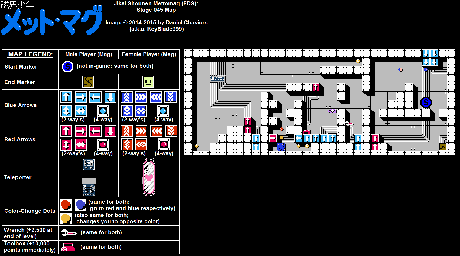 Thumbnail for a map of Stage 045 for the NES game Jikai Shounen Mettomag.