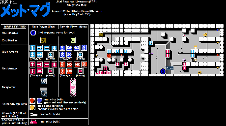 Thumbnail for a map of Stage 052 for the NES game Jikai Shounen Mettomag.