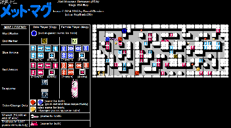Thumbnail for a map of Stage 054 for the NES game Jikai Shounen Mettomag.