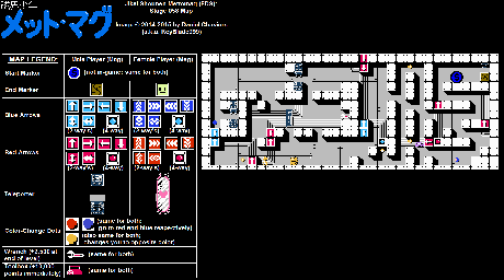 Thumbnail for a map of Stage 058 for the NES game Jikai Shounen Mettomag.