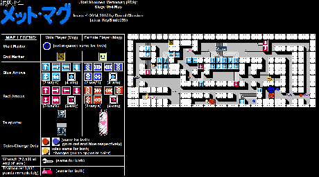 Thumbnail for a map of Stage 064 for the NES game Jikai Shounen Mettomag.