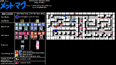 Thumbnail for a map of Stage 072 for the NES game Jikai Shounen Mettomag.