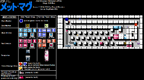 Thumbnail for a map of Stage 076 for the NES game Jikai Shounen Mettomag.