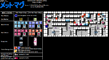 Thumbnail for a map of Stage 078 for the NES game Jikai Shounen Mettomag.