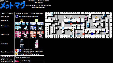 Thumbnail for a map of Stage 090 for the NES game Jikai Shounen Mettomag.