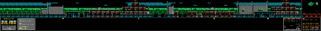 Thumbnail for a map of Stage 1: Deserted Space Colony for the NES game Journey To Silius.