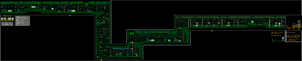 Thumbnail for a map of Stage 2: Underground Concourse for the NES game Journey To Silius.