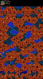 Thumbnail for a map of Level 8: Falling Ruins for the NES game The Jungle Book.