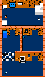 Thumbnail for a map of Zone 1 Building 1 for the NES game Jurassic Park.
