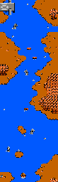 Thumbnail for a map of Zone 2 Upper River for the NES game Jurassic Park.