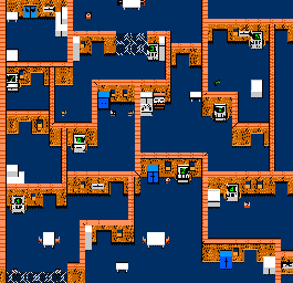 Thumbnail for a map of Zone 3 Power Plant for the NES game Jurassic Park.