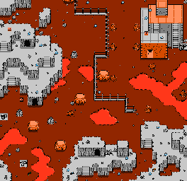 Thumbnail for a map of Zone 4 for the NES game Jurassic Park.