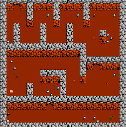 Thumbnail for a map of Zone 4 Raptor Cave 3 for the NES game Jurassic Park.