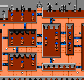 Thumbnail for a map of Zone 5 Communications Deck for the NES game Jurassic Park.