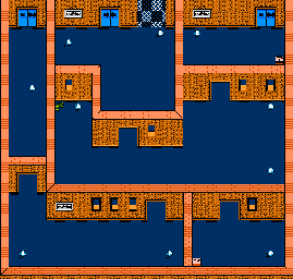 Thumbnail for a map of Zone 6 Building Apartment 2 for the NES game Jurassic Park.