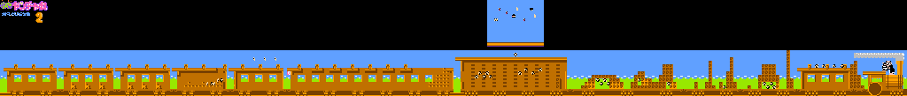 Thumbnail for a map of Forest Railroad for the NES game Kaiketsu Yanchamaru 2: Karakuri Land.