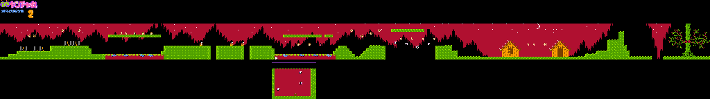 Thumbnail for a map of Haunted Forest for the NES game Kaiketsu Yanchamaru 2: Karakuri Land.