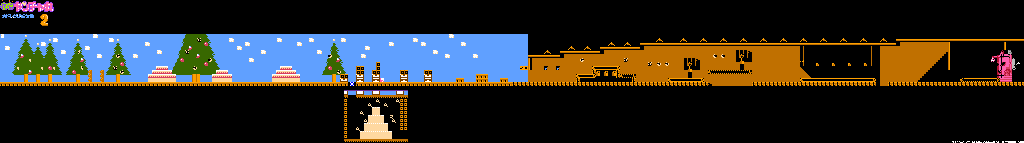 Thumbnail for a map of Sweets Country for the NES game Kaiketsu Yanchamaru 2: Karakuri Land.