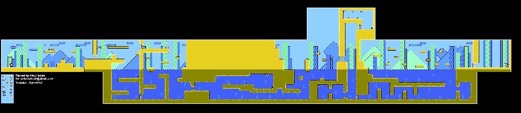 Thumbnail for a map of Stage 2 for the NES game Kaiketsu Yanchamaru 3: Taiketsu! Zouringen.