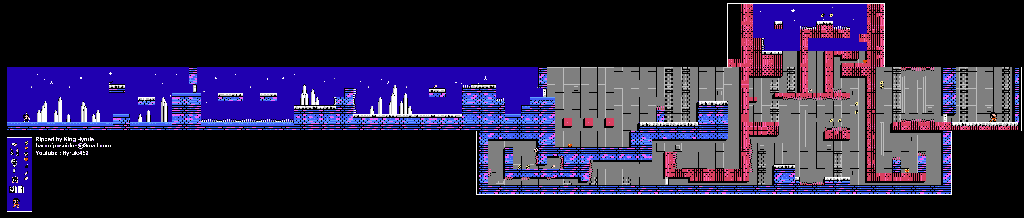 Thumbnail for a map of Stage 5 for the NES game Kaiketsu Yanchamaru 3: Taiketsu! Zouringen.