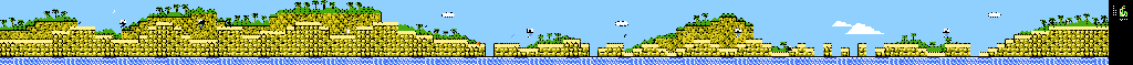 Thumbnail for a map of Stage 1 for the NES game Kamen no Ninja Hanamaru.