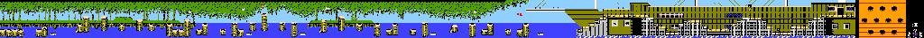 Thumbnail for a map of Stage 6 for the NES game Kamen no Ninja Hanamaru.