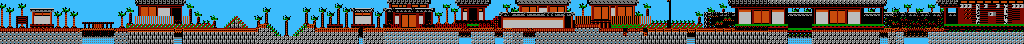 Thumbnail for a map of Stage 2: Daniel-San In Okinawa for the NES game The Karate Kid.