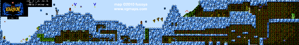 Thumbnail for a map of Stage 4 for the NES game Karnov.
