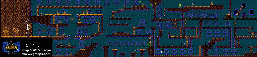 Thumbnail for a map of Stage 9 for the NES game Karnov.