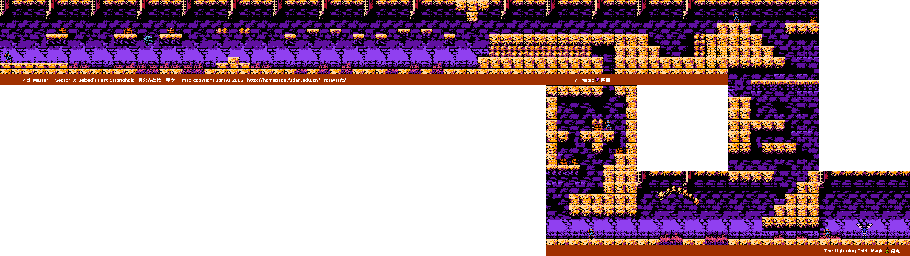 Thumbnail for a map of Sector 3: Belzed's First Stronghold for the NES game Kick Master.