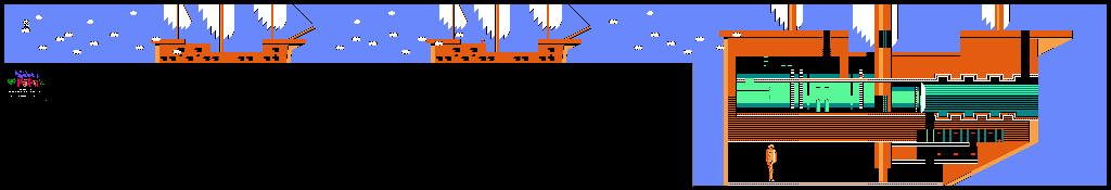 Thumbnail for a map of Level 8 for the NES game Kid Dracula.