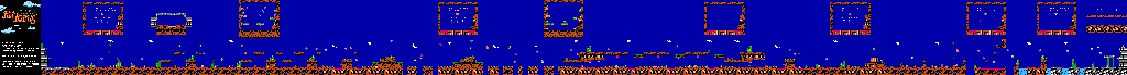 Thumbnail for a map of Stage 2 Section 1 for the NES game Kid Icarus.