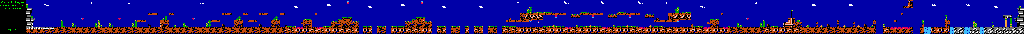 Thumbnail for a map of Stage 2 Section 1 (Unmarked) for the NES game Kid Icarus.