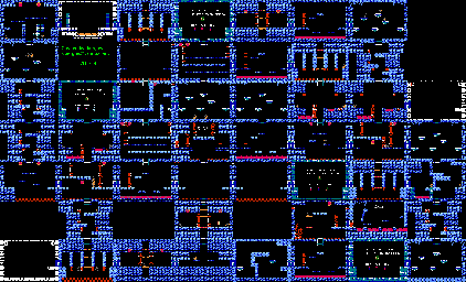 Thumbnail for a map of Stage 2 Section 4 (Unmarked) for the NES game Kid Icarus.