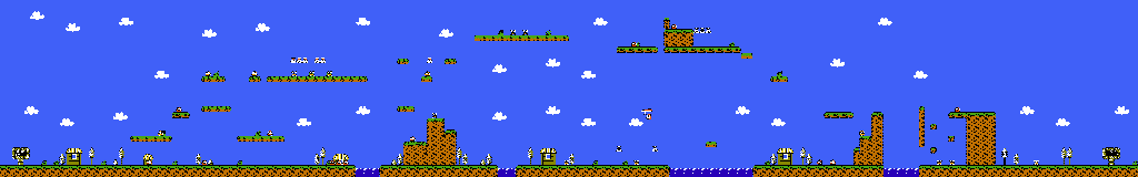 Thumbnail for a map of Level 1 Area 1 for the NES game Kid Kool And The Quest For The Seven Wonder Herbs.