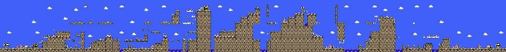 Thumbnail for a map of Level 2 Area 1 for the NES game Kid Kool And The Quest For The Seven Wonder Herbs.