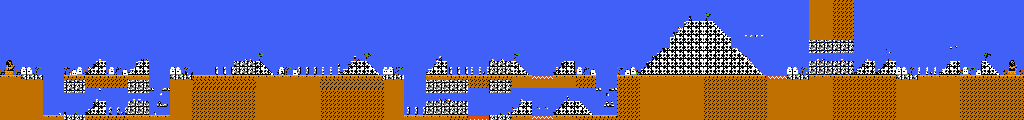 Thumbnail for a map of Level 4 Area 1 for the NES game Kid Kool And The Quest For The Seven Wonder Herbs.