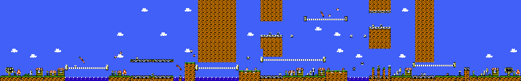 Thumbnail for a map of Level 6 Area 1 for the NES game Kid Kool And The Quest For The Seven Wonder Herbs.