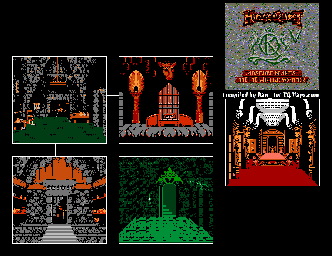 Thumbnail for a map of Mordack's Castle 1st Floor for the NES game King's Quest V: Absence Makes The Heart Go Yonder.