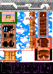 Thumbnail for a map of Level 3: Butter Building Stage 6 for the NES game Kirby's Adventure.