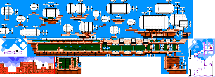 Thumbnail for a map of Level 4: Grape Garden Stage 3 for the NES game Kirby's Adventure.