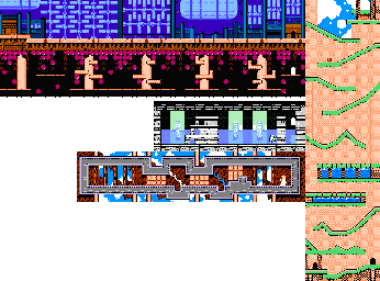 Thumbnail for a map of Level 4: Grape Garden Stage 4 for the NES game Kirby's Adventure.