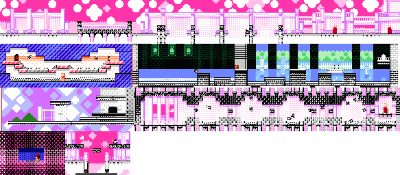 Thumbnail for a map of Level 4: Grape Garden Stage 5 for the NES game Kirby's Adventure.