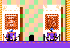 Thumbnail for a map of Level 5: Yogurt Yard Museum for the NES game Kirby's Adventure.