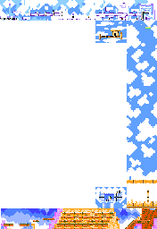 Thumbnail for a map of Level 5: Yogurt Yard Stage 1 for the NES game Kirby's Adventure.