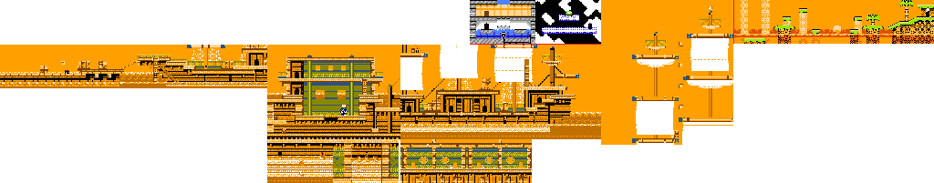 Thumbnail for a map of Level 6: Orange Ocean Stage 3 for the NES game Kirby's Adventure.