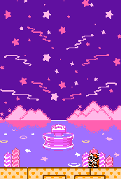 Thumbnail for a map of Level 7: Rainbow Resort King Dedede for the NES game Kirby's Adventure.
