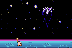 Thumbnail for a map of Level 8: Fountain Of Dreams Nightmare (Vampire) for the NES game Kirby's Adventure.