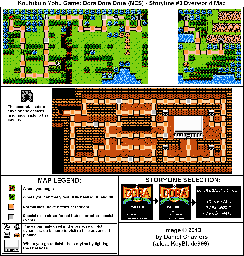Thumbnail for a map of Storyline #3 Overworld for the NES game Koufuku o Yobu Game: Dora Dora Dora.
