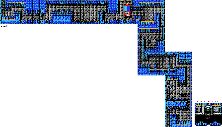 Thumbnail for a map of Round 1 Area 3 for the NES game The Krion Conquest.